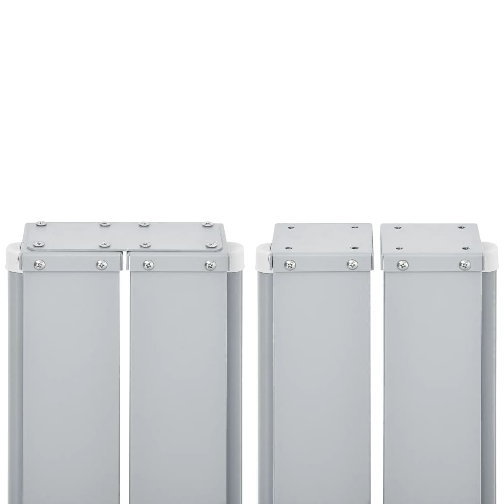 Windscherm uittrekbaar 120x600 cm rood - AllerleiShop