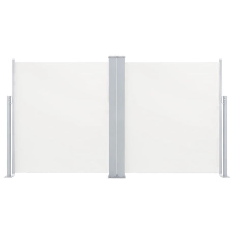 Windscherm uittrekbaar 140x600 cm crème - AllerleiShop