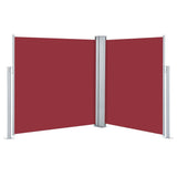 Windscherm uittrekbaar 170x600 cm rood - AllerleiShop