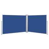 Windscherm uittrekbaar 100x1000 cm blauw - AllerleiShop