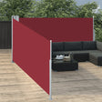 Windscherm uittrekbaar 100x1000 cm rood - AllerleiShop