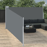 Windscherm uittrekbaar 140x1000 cm antraciet - AllerleiShop