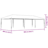 Partytent 4x9 m blauw