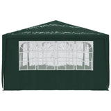 Partytent met zijwanden professioneel 90 g/m² 4x4 m groen