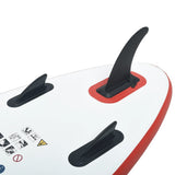 Stand Up Paddleboardset opblaasbaar rood en wit - AllerleiShop