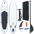 Stand Up Paddleboardset opblaasbaar blauw en wit - AllerleiShop