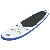 Stand Up Paddleboardset opblaasbaar blauw en wit - AllerleiShop