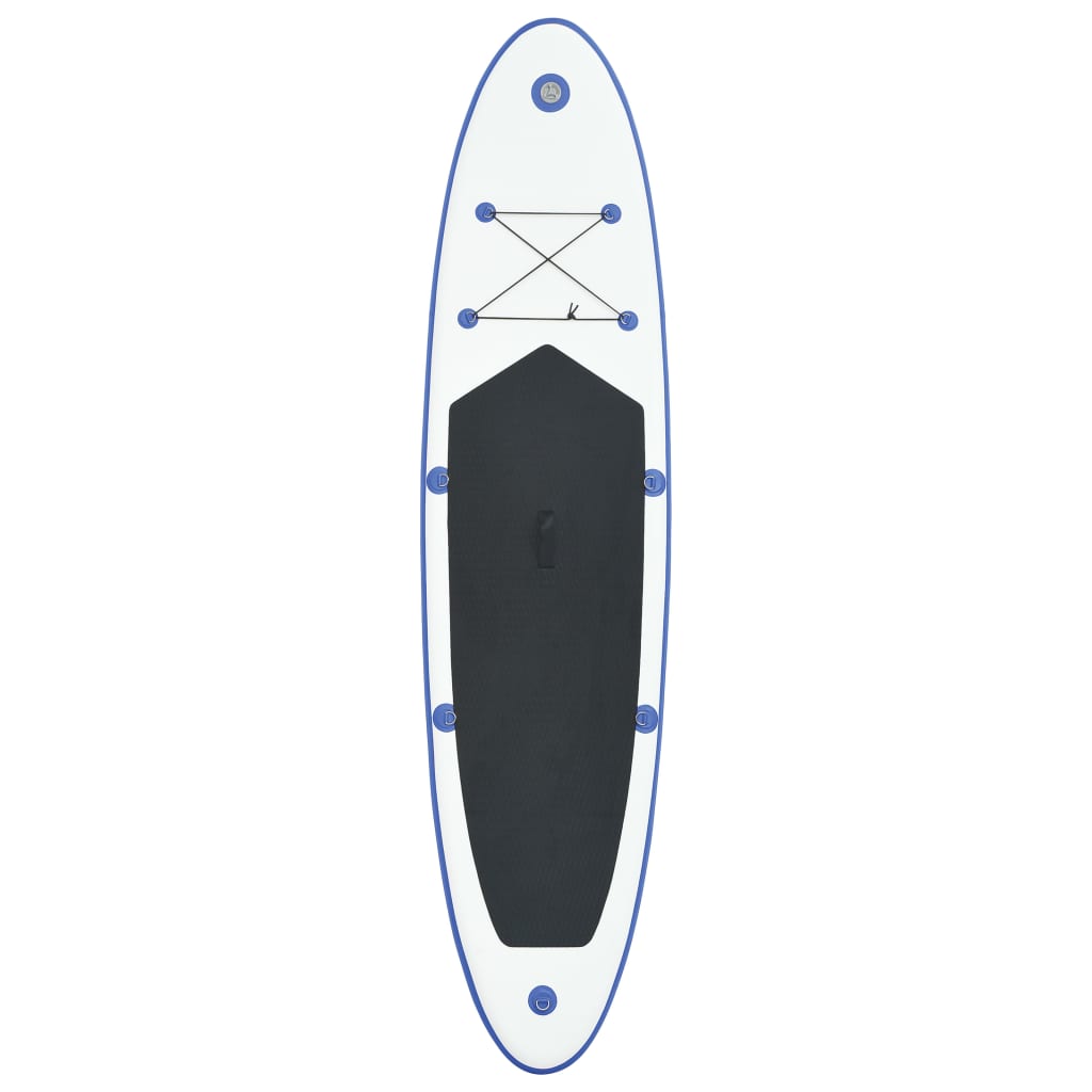 Stand Up Paddleboardset opblaasbaar blauw en wit - AllerleiShop