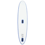 Stand-up paddleboard opblaasbaar met zeilset blauw en wit - AllerleiShop