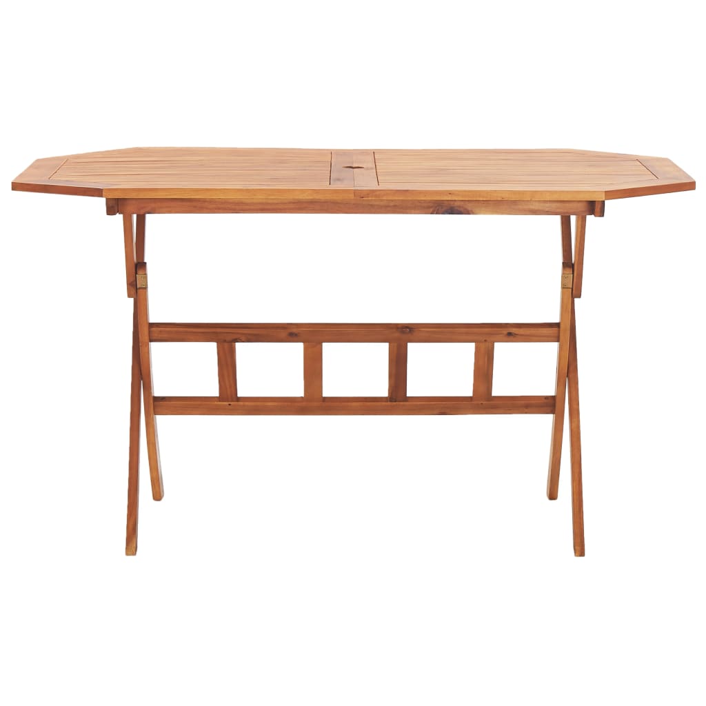 Tuintafel inklapbaar 135x85x75 cm massief acaciahout - AllerleiShop