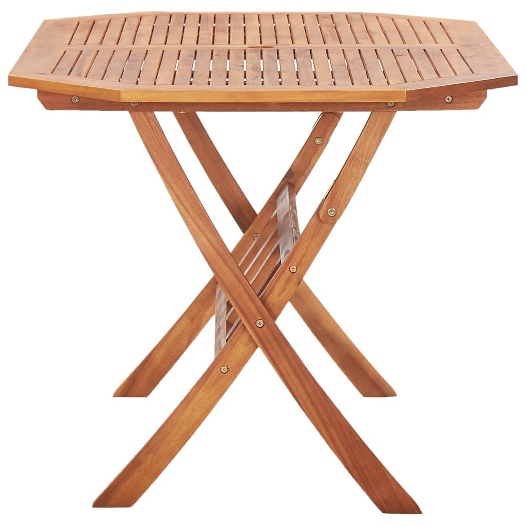 Tuintafel inklapbaar 135x85x75 cm massief acaciahout - AllerleiShop