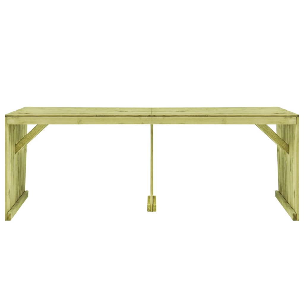 Tuintafel 220x101,5x80 cm geïmpregneerd grenenhout - AllerleiShop