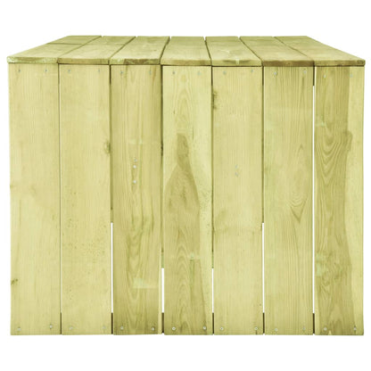 Tuintafel 220x101,5x80 cm geïmpregneerd grenenhout - AllerleiShop