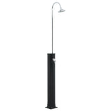 Solardouche 20 L 214 cm zwart