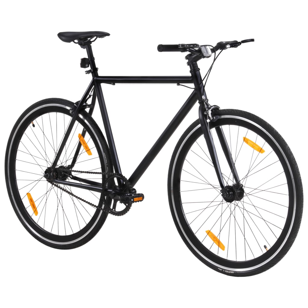 Fiets met vaste versnelling 700 c 51 cm zwart