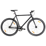 Fiets met vaste versnelling 700 c 59 cm zwart