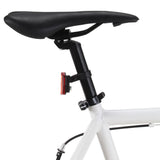 Fiets met vaste versnelling 700 c 59 cm wit en blauw - AllerleiShop