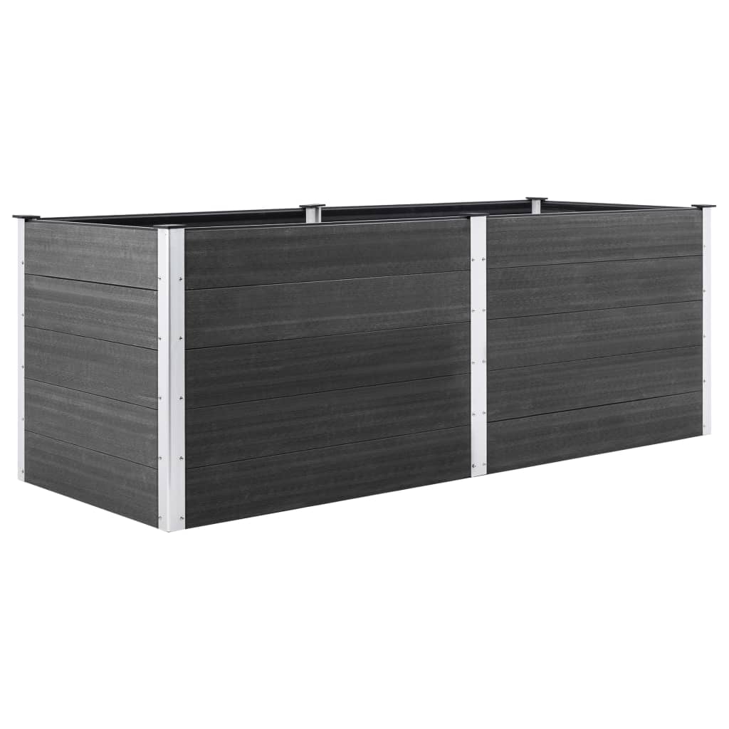 Plantenbak verhoogd 250x50x91 cm HKC grijs - AllerleiShop