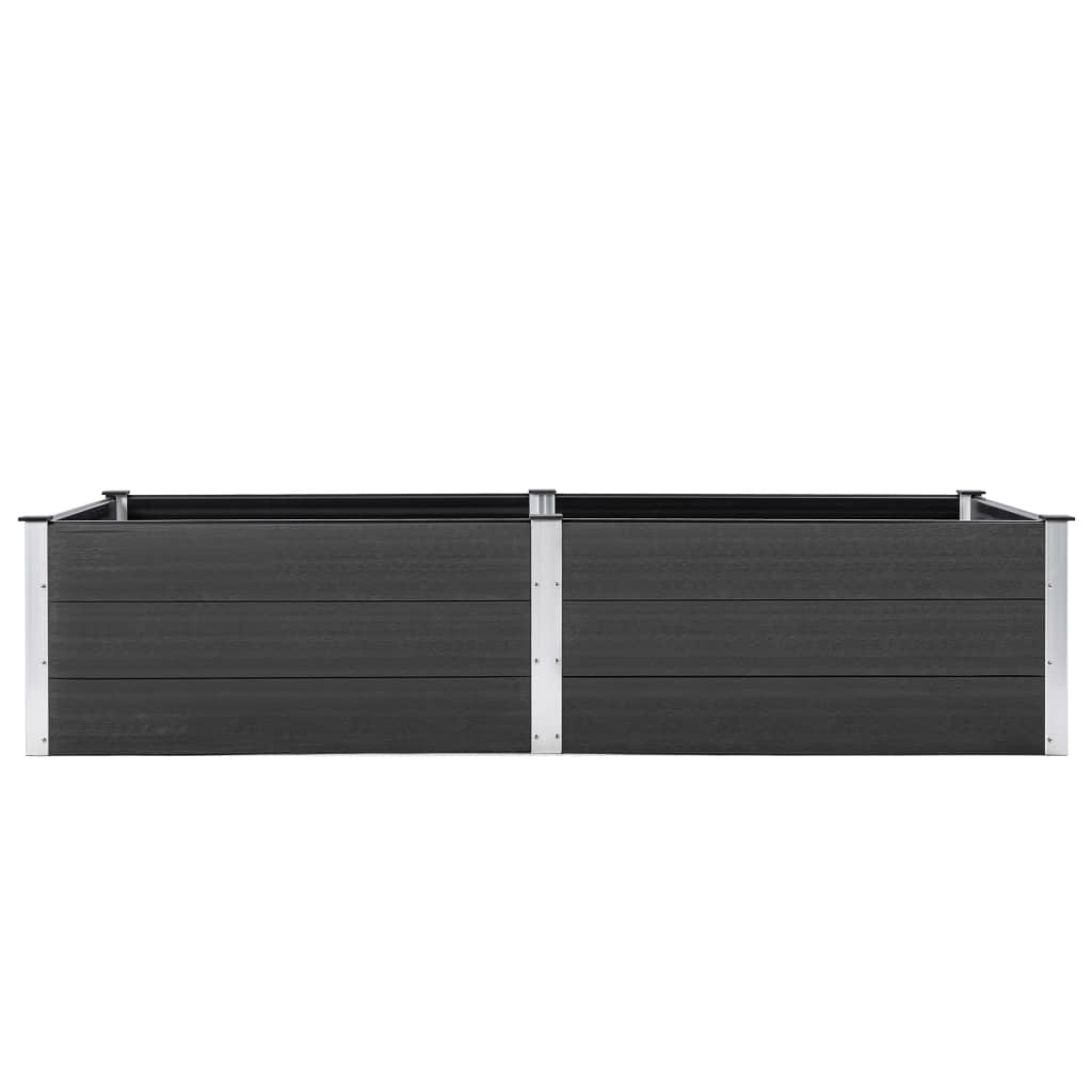 Plantenbak verhoogd 250x100x54 cm HKC grijs - AllerleiShop