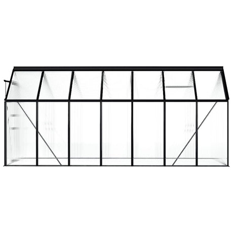 Tuinkas 8,17 m³ aluminium antracietkleurig - AllerleiShop