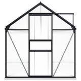 Tuinkas met basisframe 9,31 m³ aluminium antracietkleurig - AllerleiShop