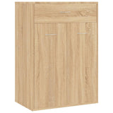 Schoenenkast 60x35x84 cm bewerkt hout sonoma eikenkleurig - AllerleiShop