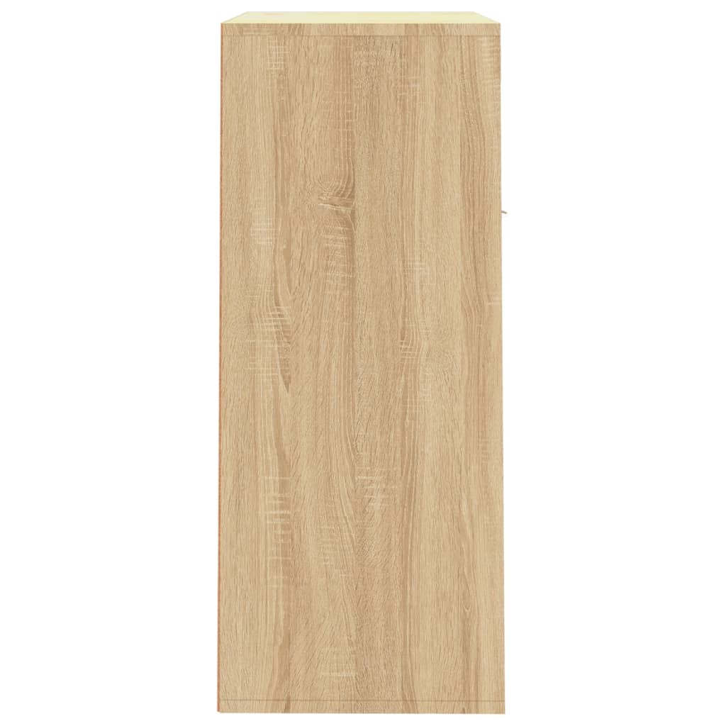 Schoenenkast 60x35x84 cm bewerkt hout sonoma eikenkleurig - AllerleiShop