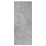 Schoenenkast 60x35x84 cm bewerkt hout betongrijs - AllerleiShop