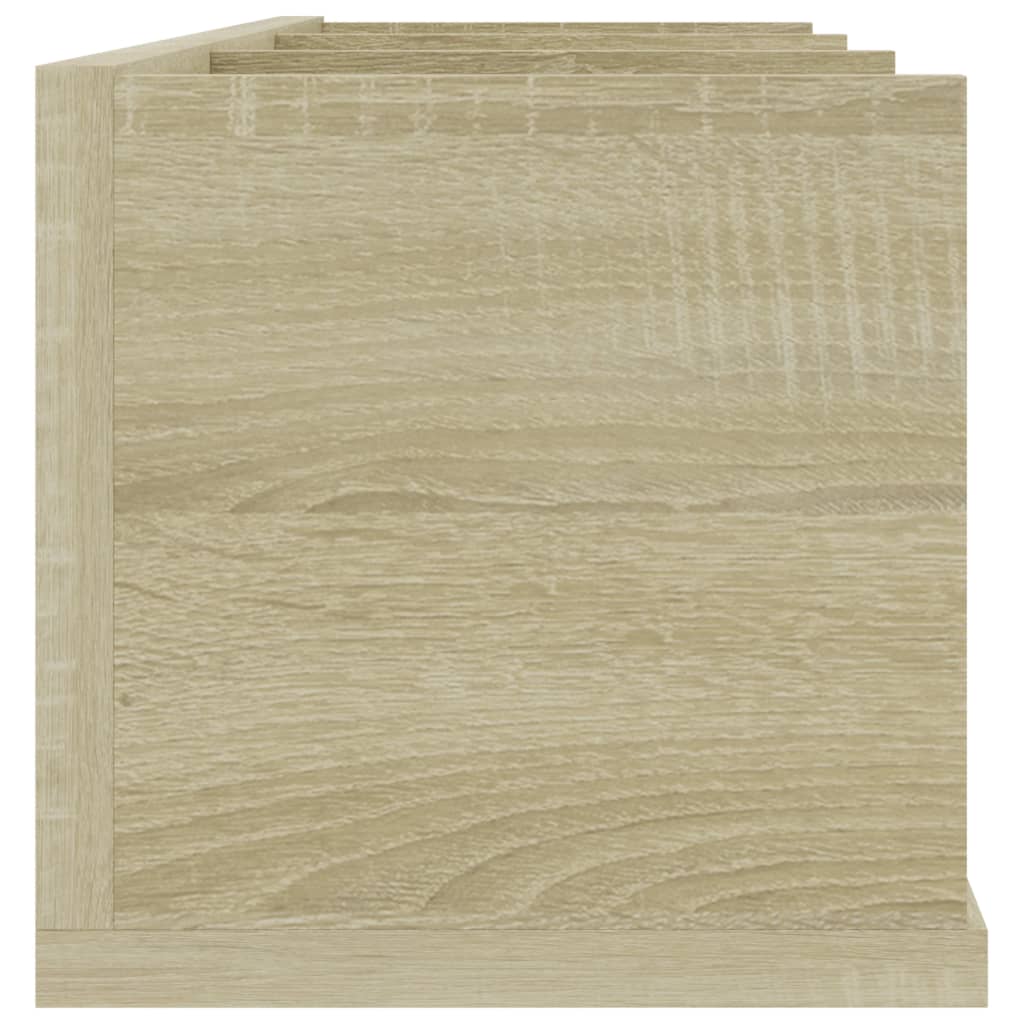 Cd-wandschap 75x18x18 cm bewerkt hout sonoma eikenkleurig - AllerleiShop