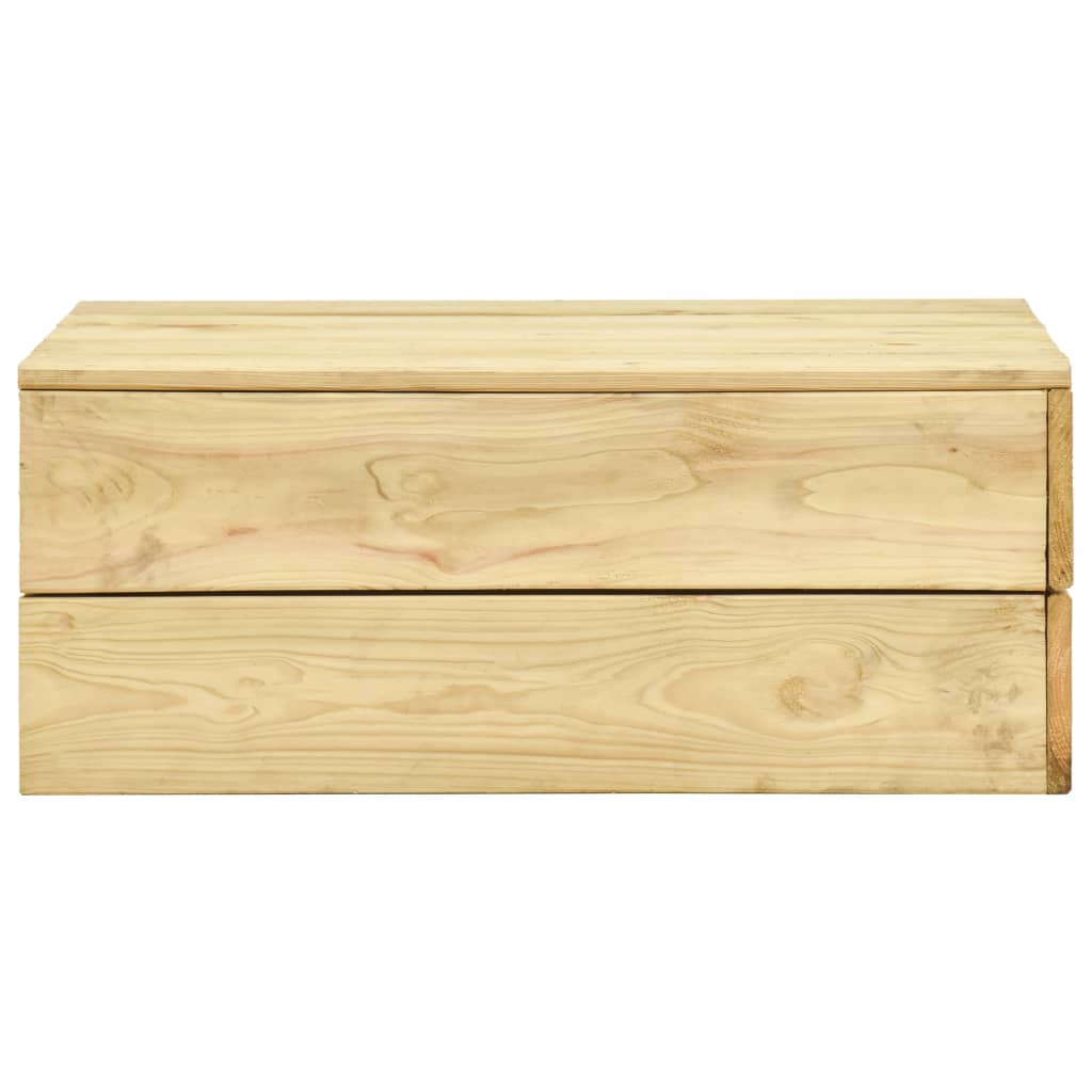 Tuintafel 75x75x31 cm geïmpregneerd grenenhout - AllerleiShop