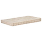 Palletvloerkussen 120x80x10 cm katoen beige - AllerleiShop