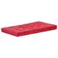 Palletvloerkussen 120x80x10 cm katoen bordeauxrood - AllerleiShop