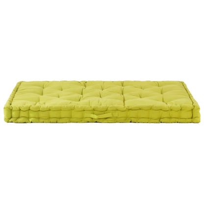 Palletvloerkussen 120x80x10 cm katoen groen - AllerleiShop