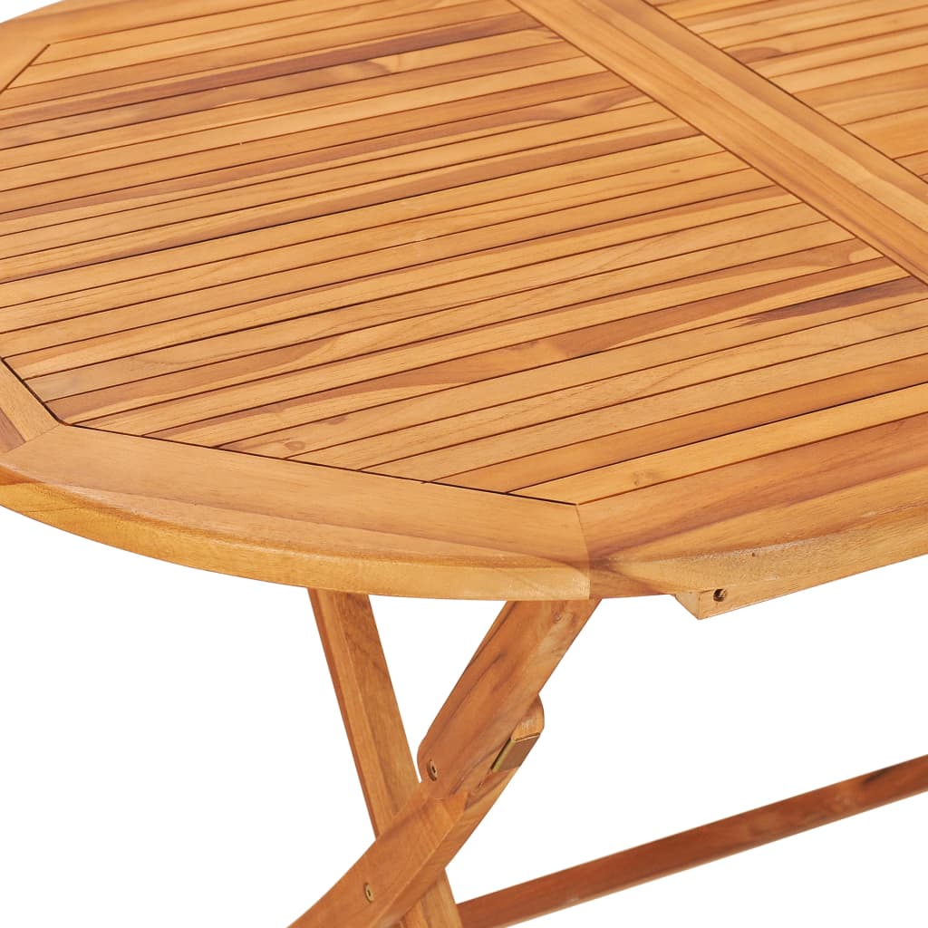 Tuintafel inklapbaar 160x80x75 cm massief teakhout - AllerleiShop