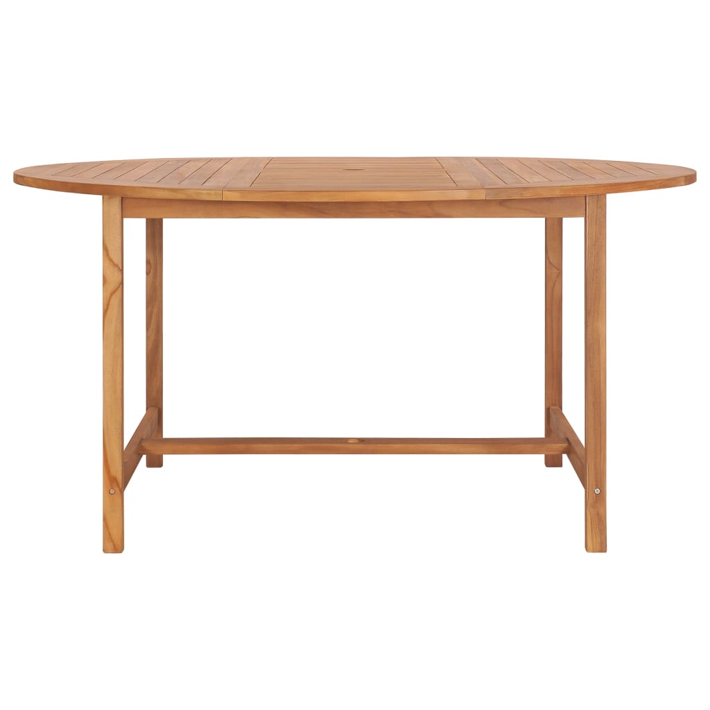 Tuintafel 150x76 cm massief teakhout - AllerleiShop