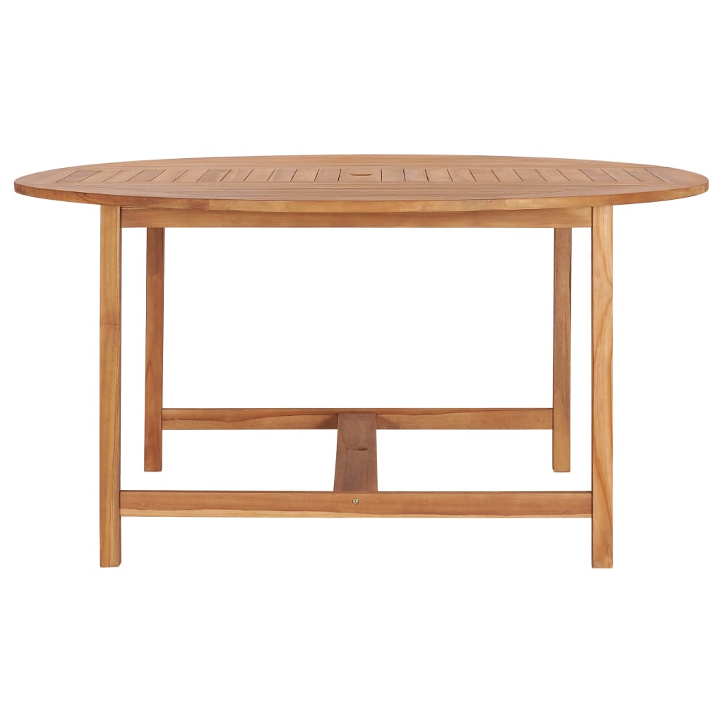 Tuintafel 150x76 cm massief teakhout - AllerleiShop