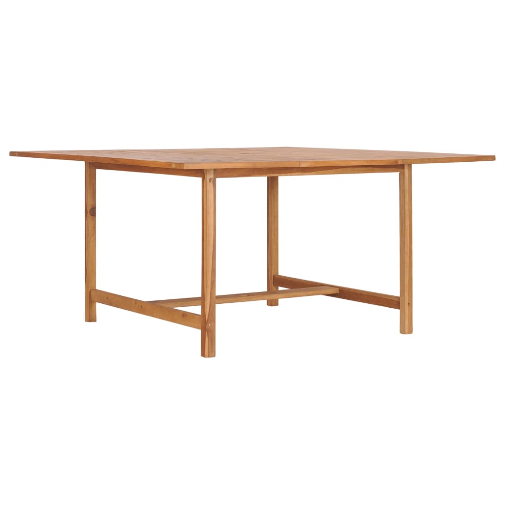 Tuintafel 150x150x76 cm massief teakhout - AllerleiShop