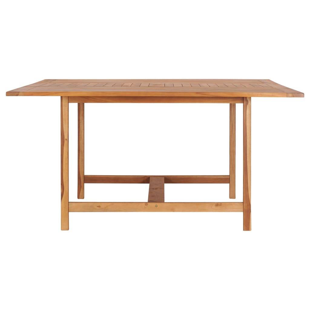 Tuintafel 150x150x76 cm massief teakhout - AllerleiShop