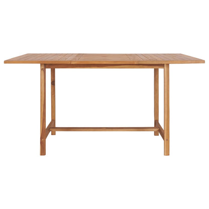 Tuintafel 150x150x76 cm massief teakhout - AllerleiShop