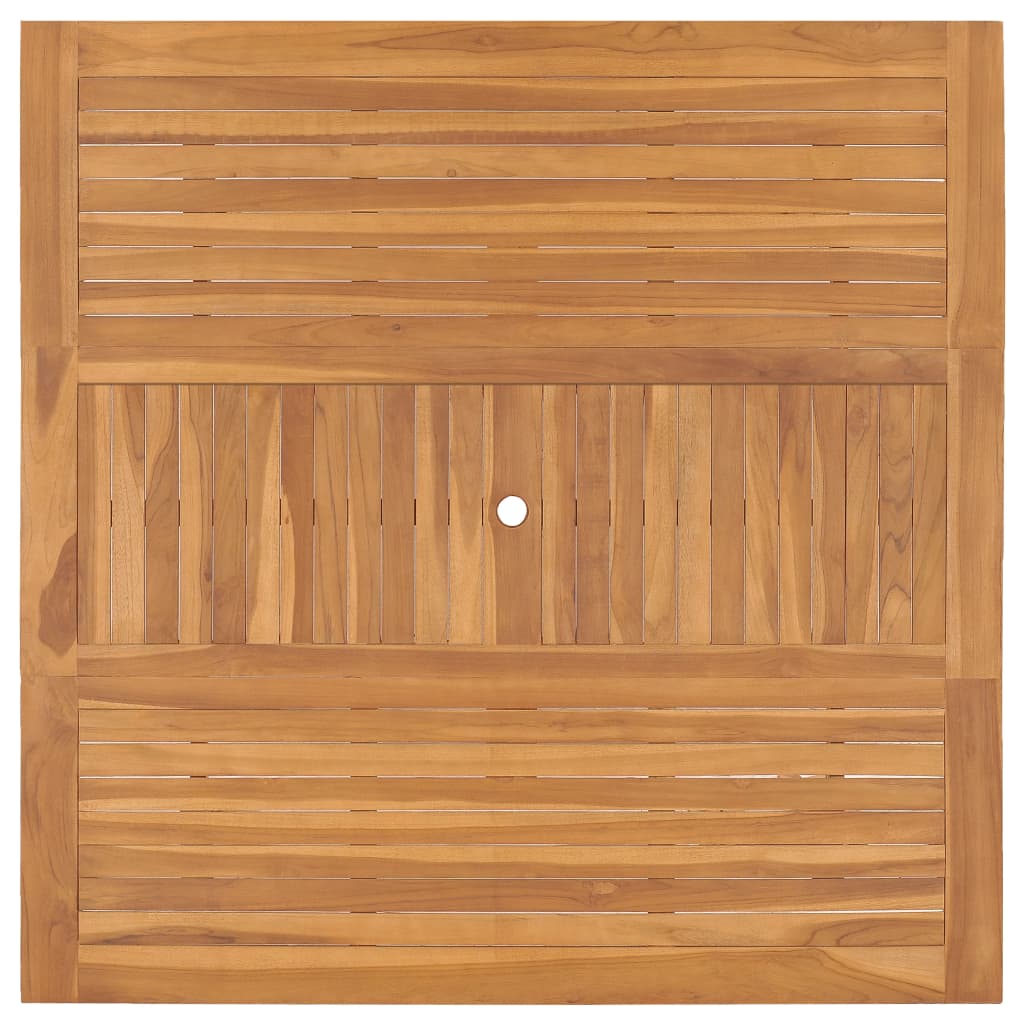 Tuintafel 150x150x76 cm massief teakhout - AllerleiShop