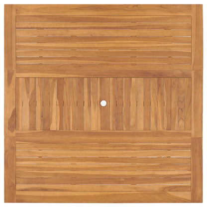 Tuintafel 150x150x76 cm massief teakhout - AllerleiShop