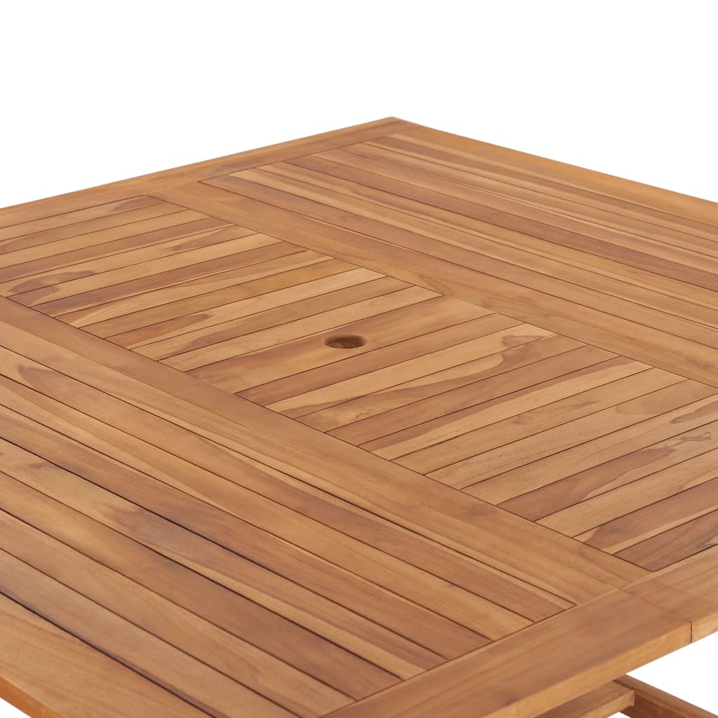 Tuintafel 150x150x76 cm massief teakhout - AllerleiShop