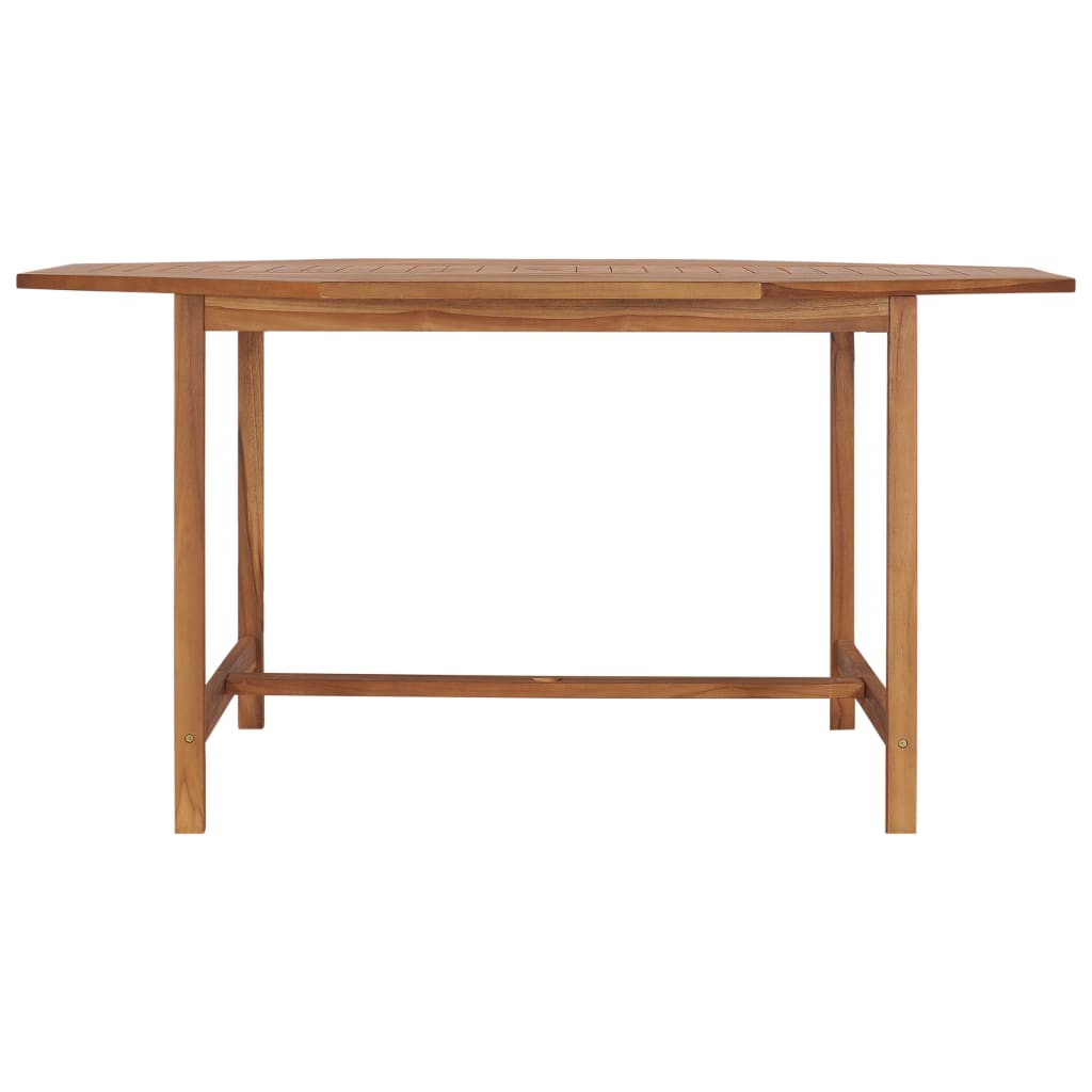 Tuintafel 150x150x75 cm massief teakhout - AllerleiShop