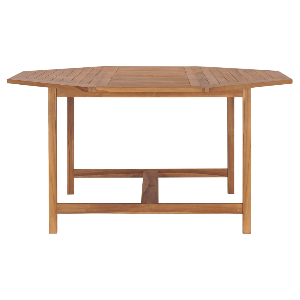 Tuintafel 150x150x75 cm massief teakhout - AllerleiShop