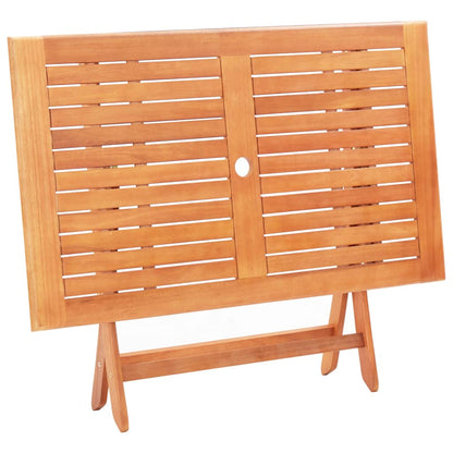 Tuintafel inklapbaar 120x70x75 cm massief eucalyptushout - AllerleiShop