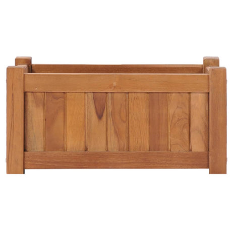 Plantenbak verhoogd 50x25x25 cm massief teakhout - AllerleiShop