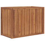 Plantenbak verhoogd 100x50x70 cm massief teakhout - AllerleiShop