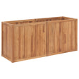 Plantenbak verhoogd 150x50x70 cm massief teakhout - AllerleiShop