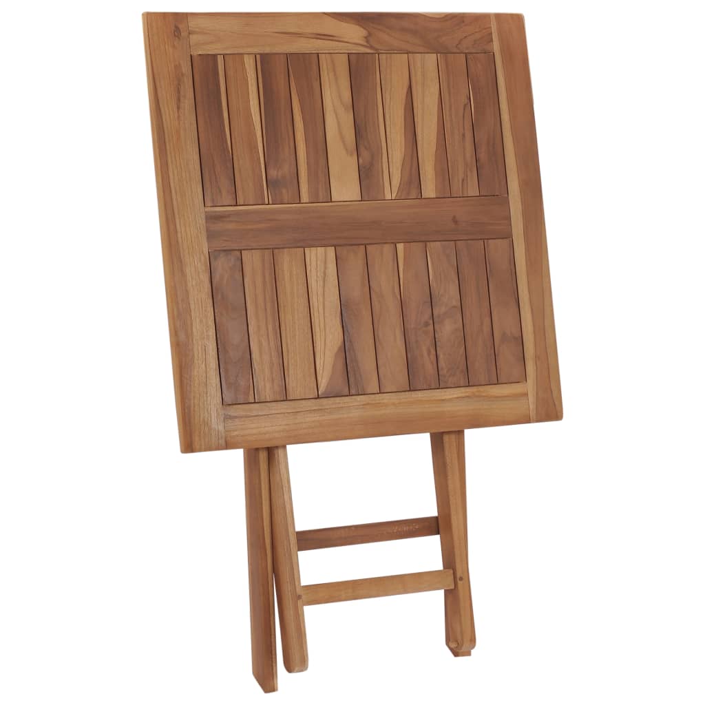 Tuintafel inklapbaar 60x60x75 cm massief teakhout - AllerleiShop