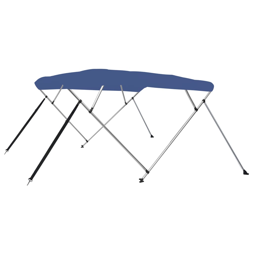 Biminitop 4-boogs 243x180x137 cm blauw - AllerleiShop